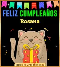 GIF Feliz Cumpleaños Rosana